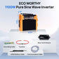 1100W Off Grid Pure Sine Wave Inverter 12V to 110V - INVERTER - ECO - WORTHY