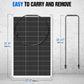 130W 12V Flexible Mono Solar Panel - Solar panel - ECO - WORTHY