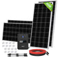 400W 12V (4x100W) Complete MPPT Off Grid Solar Kit - Kits - ECO - WORTHY