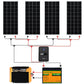 400W 12V (4x100W) Complete MPPT Off Grid Solar Kit - Kits - ECO - WORTHY