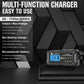 5A & 10A 12V Smart Battery Charger with LCD Display for Lithium (LiFePO4) Batteries - battery accessories - ECO - WORTHY