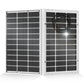 Bifacial 100W 12V Monocrystalline Solar Panel - Solar panel - ECO - WORTHY