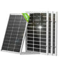 Bifacial 100W 12V Monocrystalline Solar Panel - Solar panel - ECO - WORTHY