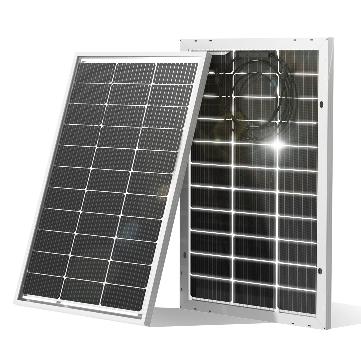 Bifacial 100W 12V Monocrystalline Solar Panel - Solar panel - ECO - WORTHY