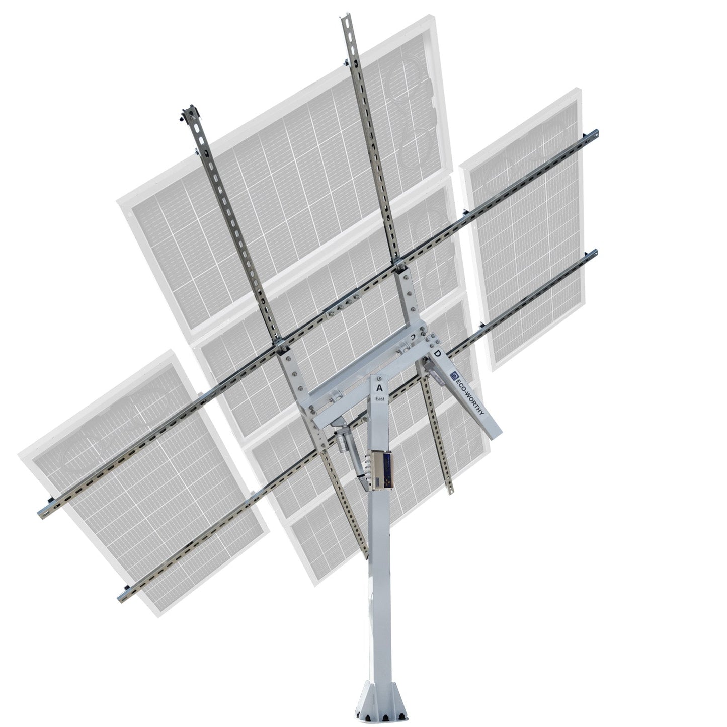 Dual Axis Solar Tracker System - Mounting brackets - ECO - WORTHY
