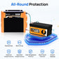 ECO - WORTHY 2000W Pure Sine Wave Inverter 12V to 120V AC with USB & Remote - INVERTER - ECO - WORTHY