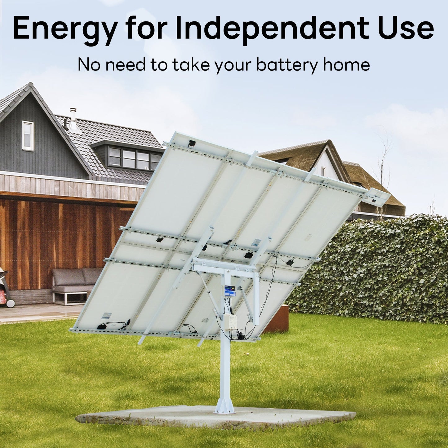 Eco - worthy Power box for Solar tracker - Mounting brackets - ECO - WORTHY