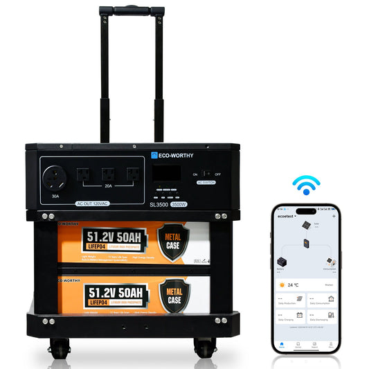 Eco - worthy SL3500 stackable power station - ECO - WORTHY