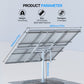 ECO - WORTHY Solar Panel Dual Axis Tracking System (Expanded Version Increase 40% Power) with Tracker Controller - Mounting brackets - ECO - WORTHY