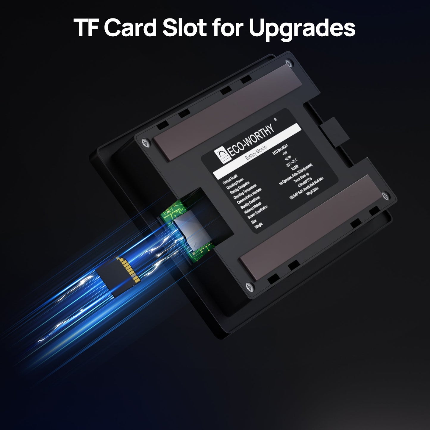 ESM100 Battery Monitor For 48v 100ah Server Rack Battery(Version3) and 48V 50ah Sever Rack Battery - battery accessories - ECO - WORTHY