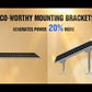 Updated Adjustable Multi-Piece Solar Panel Mounting Brackets for 5-8 Pieces of 200W 300W 400W Solar Panels