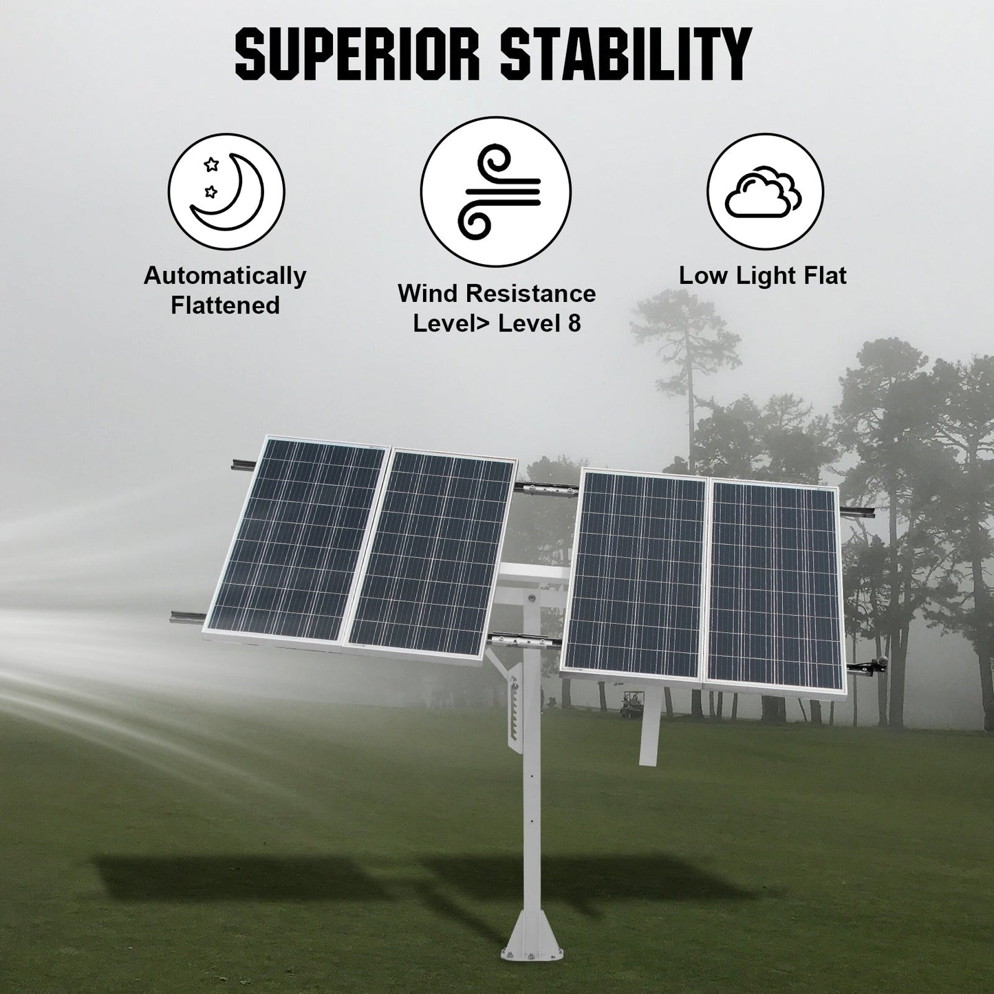 Single Axis Solar Tracker System - Mounting brackets - ECO - WORTHY