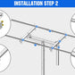 Single Axis Solar Tracker System - Mounting brackets - ECO - WORTHY