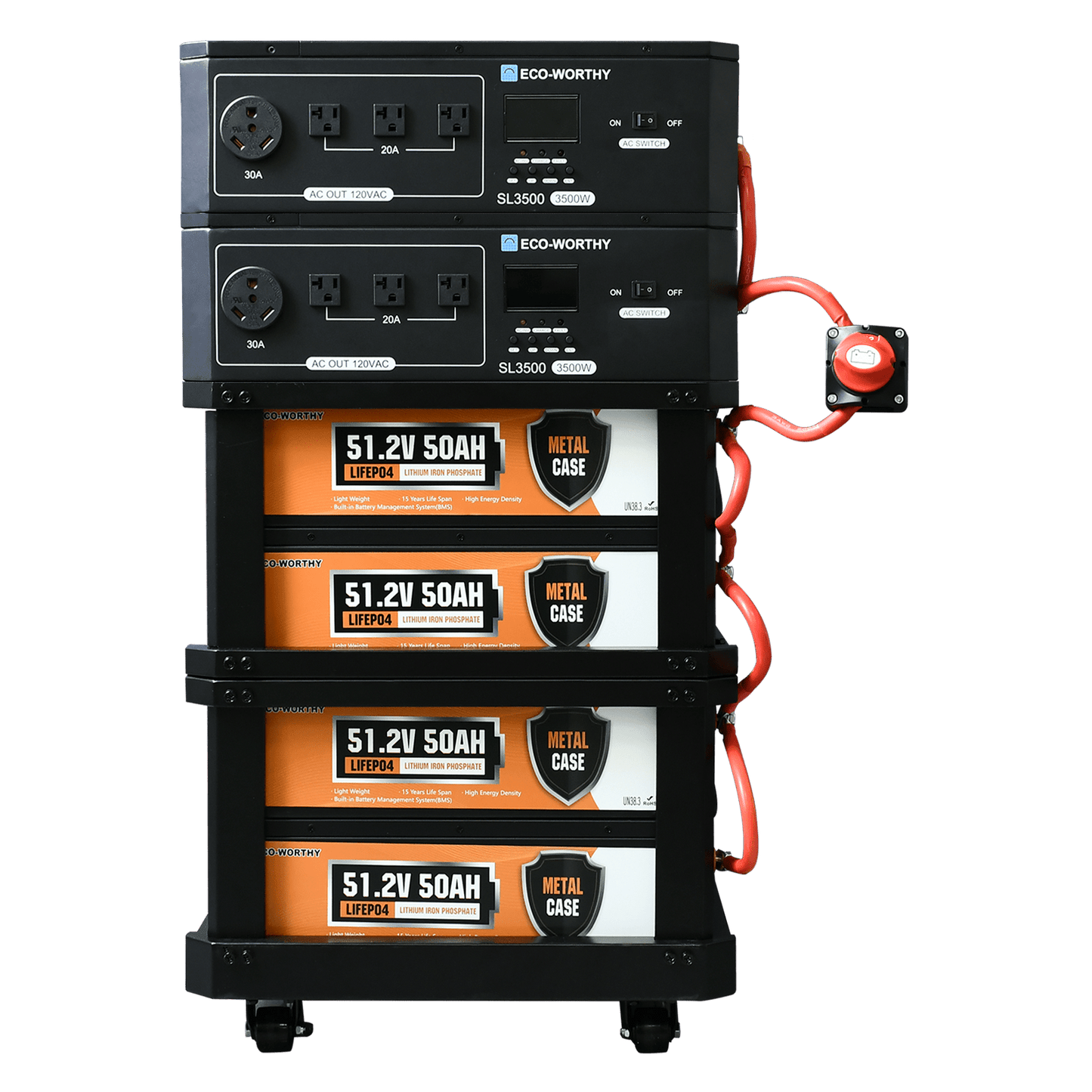 Eco - worthy SL3500 stackable power station - ECO - WORTHY